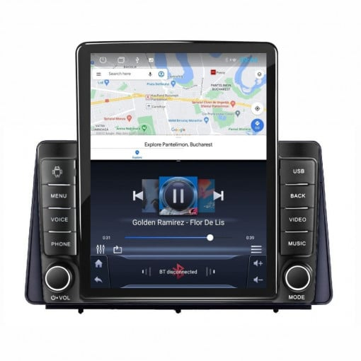 Navigatie Ford Focus 4 2018-2023 , Android 14 , 4GB RAM Ecran Tesla 9.7 inch , Procesor Octacore, Slot sim 4G, Sunet DSP, Wireless Carplay si Android Auto [3]