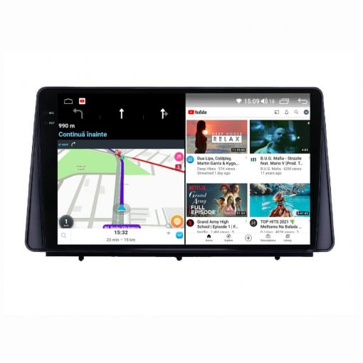 Navigatie Ford Focus 4 2018-2023 Rezolutie 2K, Display QLED 9.5 inch, 4GB RAM si 64GB ROM, Android, Procesor Octacore, Slot sim 4G, Sunet DSP, Wireless Carplay si Android Auto, Camera Marsa [4]