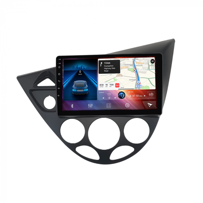 Navigatie Ford Focus Fiesta 1998-2004 Rezolutie 2K , 4GB RAM+64GB ROM QLED [1]