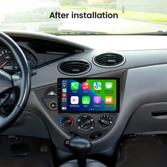 Navigatie Ford Focus Fiesta 1998-2004 Android 14 , 2GB RAM QLED Carplay [3]