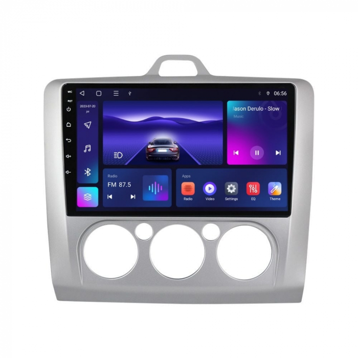 Navigatie Ford Focus mk2 din 2004-2011 Android 14 , 4GB RAM , Procesor Quad Core , Wireless Carplay si Android auto , Display HD Touchscreen, Wi-Fi , Bluetooth, USB [1]