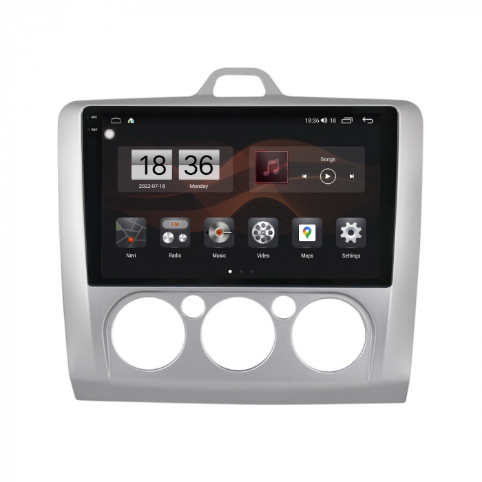Navigatie Ford Focus mk2 din 2004-2011, Rezolutie 2K, Ecran QLED 9.5 inch, 8GB RAM si 128GB ROM, Android, Procesor Octacore, Slot sim 4G, Sunet DSP, Wireless Carplay si Android Auto [5]