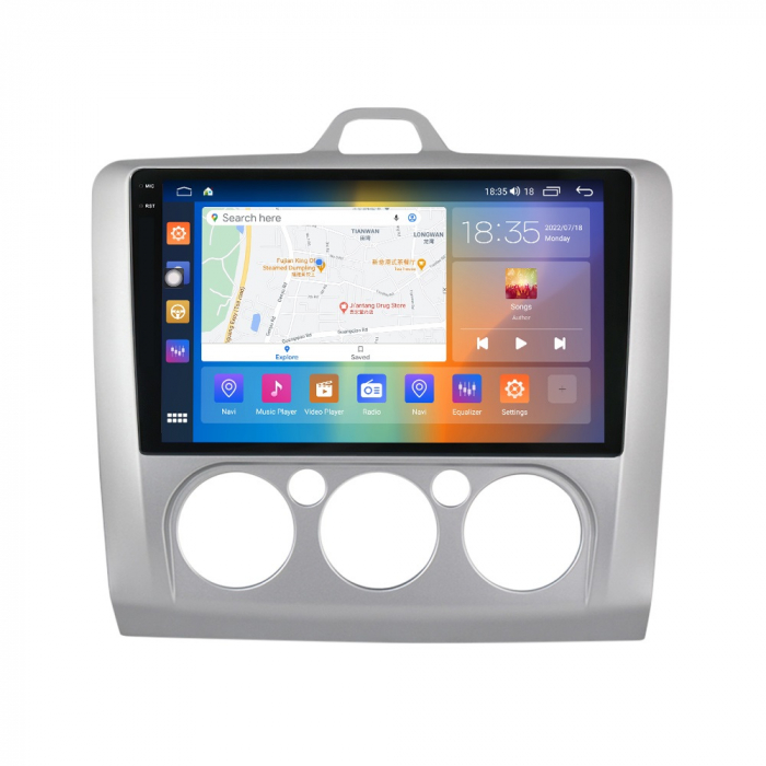 Navigatie Ford Focus mk2 din 2004-2011, Rezolutie 2K, Ecran QLED 9.5 inch, 8GB RAM si 128GB ROM, Android, Procesor Octacore, Slot sim 4G, Sunet DSP, Wireless Carplay si Android Auto [4]