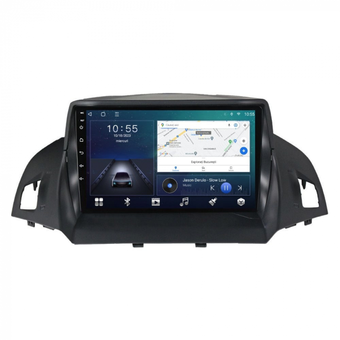Navigatie Ford Kuga din 2012-2019 Android 14 , 4GB RAM , Procesor Quad Core , Wireless Carplay si Android auto , Display HD Touchscreen, Wi-Fi , Bluetooth, USB [2]
