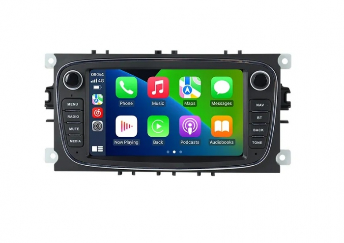 Navigatie Ford Kuga Fiesta Tourneo Connect Fusion Focus C-MAX S-MAX Transit Galaxy Mondeo, Android 14, Wireless Carplay si Android Auto, 2GB RAM si 32GB ROM, Display IPS 7 inch, Internet, Aplicatii, W [3]