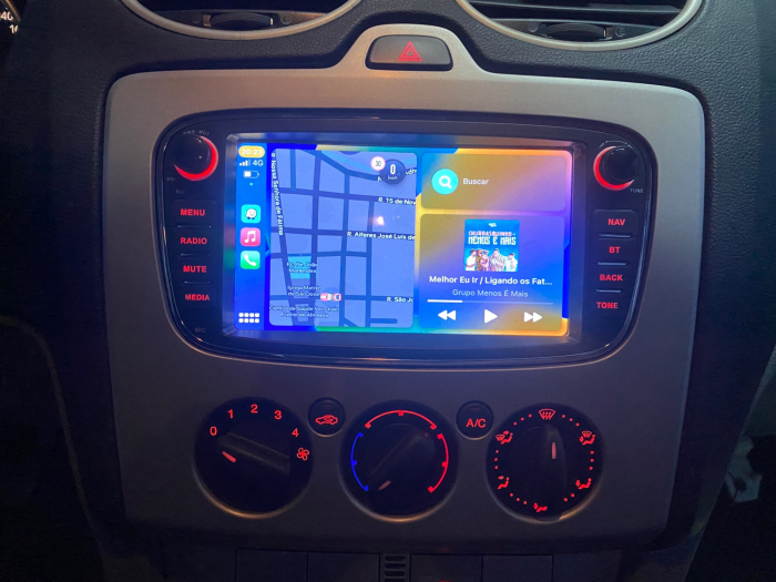 Navigatie Ford Kuga Fiesta Tourneo Connect Fusion Focus C-MAX S-MAX Transit Galaxy Mondeo, Android 14, Wireless Carplay si Android Auto, 2GB RAM si 32GB ROM, Display IPS 7 inch, Internet, Aplicatii, W [6]