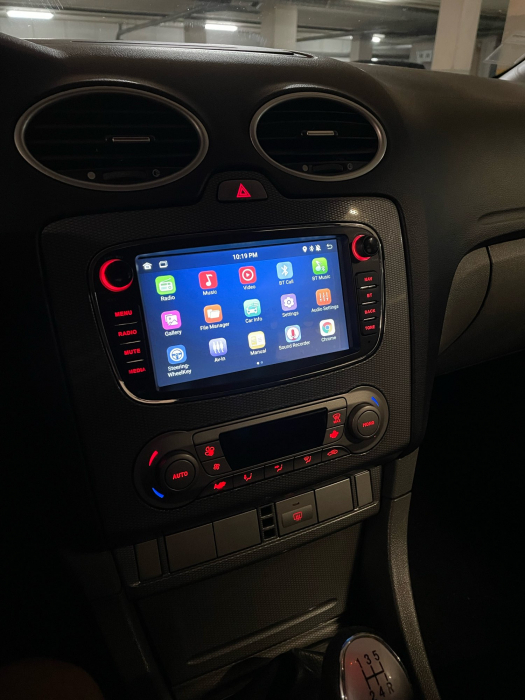 Navigatie Ford Kuga Fiesta Tourneo Connect Fusion Focus C-MAX S-MAX Transit Galaxy Mondeo, Android 14, Wireless Carplay si Android Auto, 2GB RAM si 32GB ROM, Display IPS 7 inch, Internet, Aplicatii, W [9]