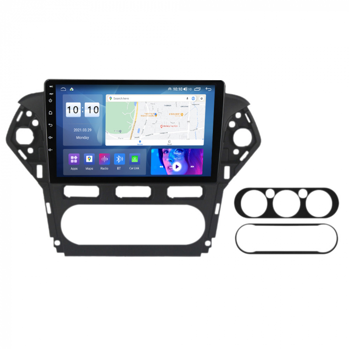 Navigatie Ford Mondeo din 2010-2014, Rezolutie 2K, Display QLED 9.5 inch, 4GB RAM si 64GB ROM, Android, Procesor Octacore, Slot sim 4G, Sunet DSP, Wireless Carplay si Android Auto, Camera Marsarier, U [3]