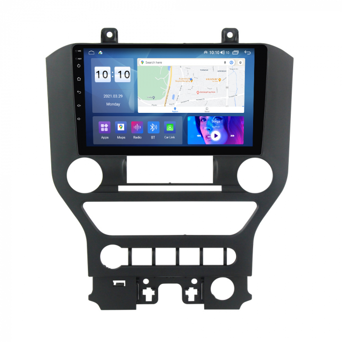 Navigatie Ford Mustang ( 2015 - 2020 ) 4 GB RAM si 64 GB ROM, Slot Sim 4G, Procesor Octa Core, Carplay, Sunet DSP, Android, Aplicatii, Usb, Wi Fi, Bluetooth [2]