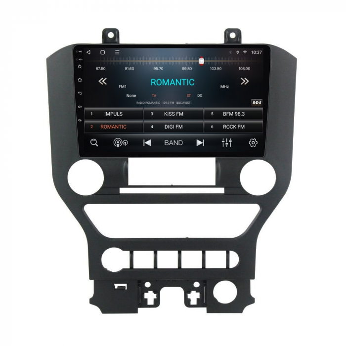 Navigatie Ford Mustang din 2014-2021 Android 14 , 4GB RAM , Procesor Quad Core , Wireless Carplay si Android auto , Display HD Touchscreen, Wi-Fi , Bluetooth, USB [3]