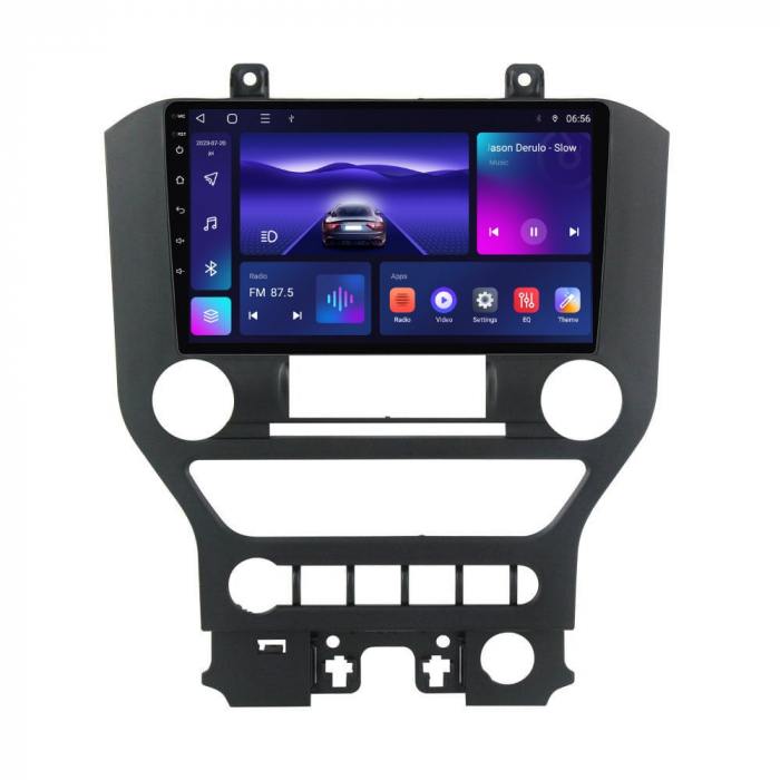 Navigatie Ford Mustang din 2014-2021 Android 14 , 4GB RAM , Procesor Quad Core , Wireless Carplay si Android auto , Display HD Touchscreen, Wi-Fi , Bluetooth, USB [1]
