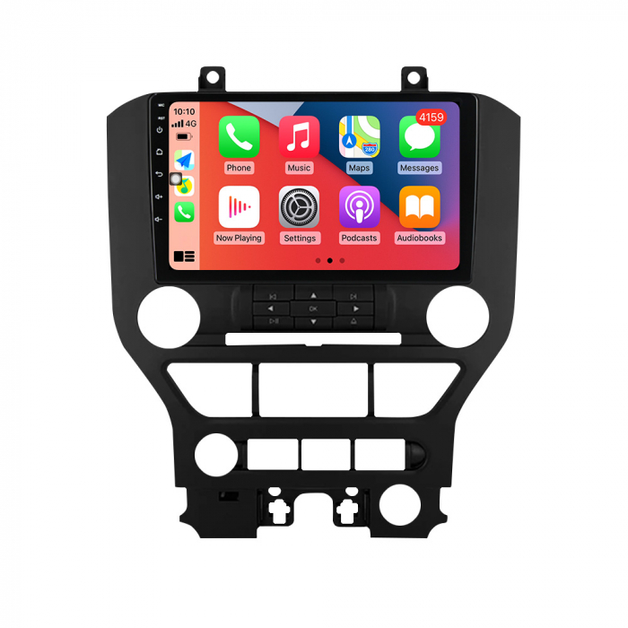 Navigatie Ford Mustang din 2015 - 2021, 8GB RAM si 128GB ROM, Ecran QLED 9 inch, Android 14, Procesor Octacore, Slot sim 4G, Sunet DSP, Wireless Carplay si Android Auto, Camera Marsarier [5]