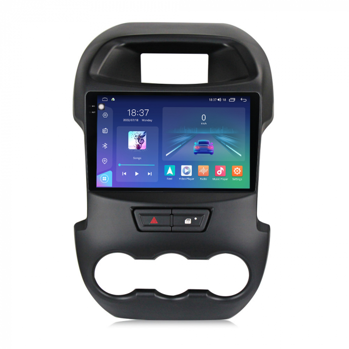 Navigatie Ford Ranger din 2011-2016, Rezolutie 2K, Display QLED 9.5 inch, 4GB RAM si 64GB ROM, Android, Procesor Octacore, Slot sim 4G, Sunet DSP, Wireless Carplay si Android Auto, Camera Marsarier, U [1]