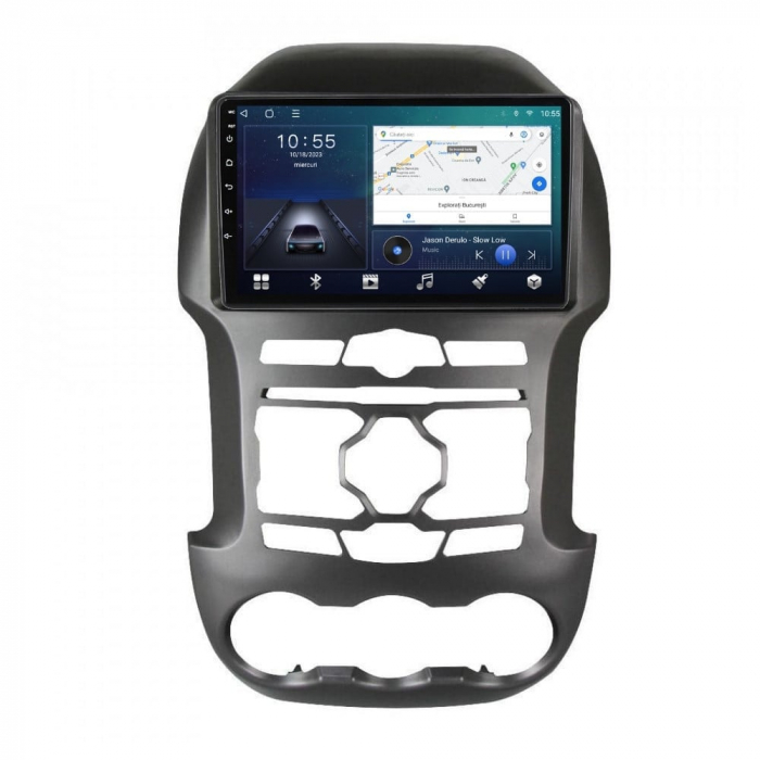 Navigatie Ford Ranger F250 si Mazda BT50 din 2011 - 2015 Android 14 , 4GB RAM , Procesor Quad Core , Wireless Carplay si Android auto , Display HD Touchscreen, Wi-Fi , Bluetooth, USB [2]