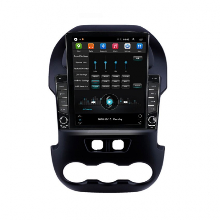 Navigatie Ford Ranger F250 si Mazda BT50 din 2011 - 2015, Ecran TESLA 9.7 inch, 4 GB RAM si 64 GB ROM, Slot Sim 4G, Procesor Octa Core, Carplay integrat, Procesor Sunet Digital DSP, Android, Aplicatii [2]