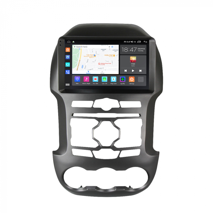 Navigatie Ford Ranger F250 si Mazda BT50 din 2011 - 2015, Rezolutie 2K, Ecran QLED 9.5 inch, 8GB RAM si 128GB ROM, Android, Procesor Octacore, Slot sim 4G [2]