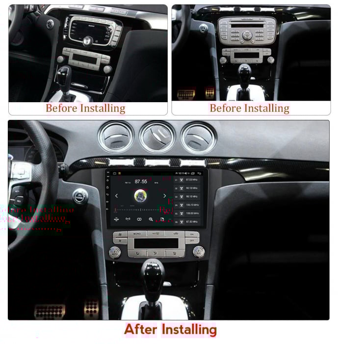 Navigatie Ford S MAX 2006-2015 Android 14 , 4GB RAM+64GB ROM QLED [2]