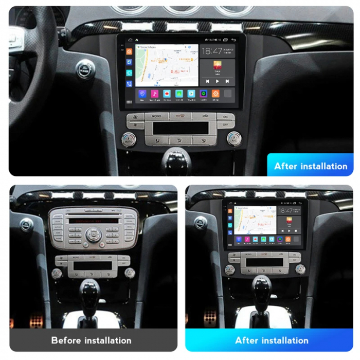 Navigatie Ford S MAX 2006-2015 Rezolutie 2K , 8GB RAM+128GB ROM QLED [3]
