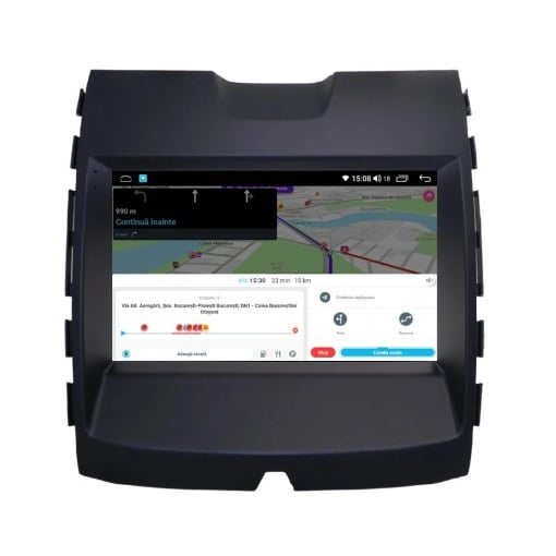 Navigatie Ford S Max , 2015 - 2023 Android 14 , 4GB RAM si 64GB ROM, Ecran QLED 9 inch, Android 14, Procesor Octacore, Slot sim 4G, Sunet DSP, Wireless Carplay si Android Auto [5]