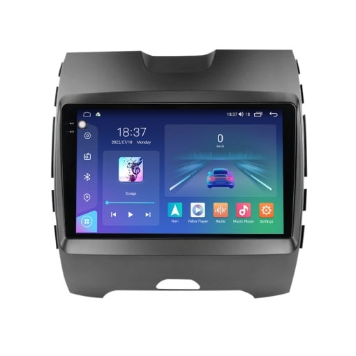 Navigatie Ford S Max , 2015 - 2023 Rezolutie 2K, Ecran QLED 9.5 inch, 8GB RAM si 128GB ROM, Android, Procesor Octacore, Slot sim 4G, Sunet DSP, Wireless Carplay [1]