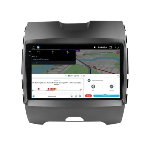 Navigatie Ford S Max , 2015 - 2023 Rezolutie 2K, Ecran QLED 9.5 inch, 8GB RAM si 128GB ROM, Android, Procesor Octacore, Slot sim 4G, Sunet DSP, Wireless Carplay [5]