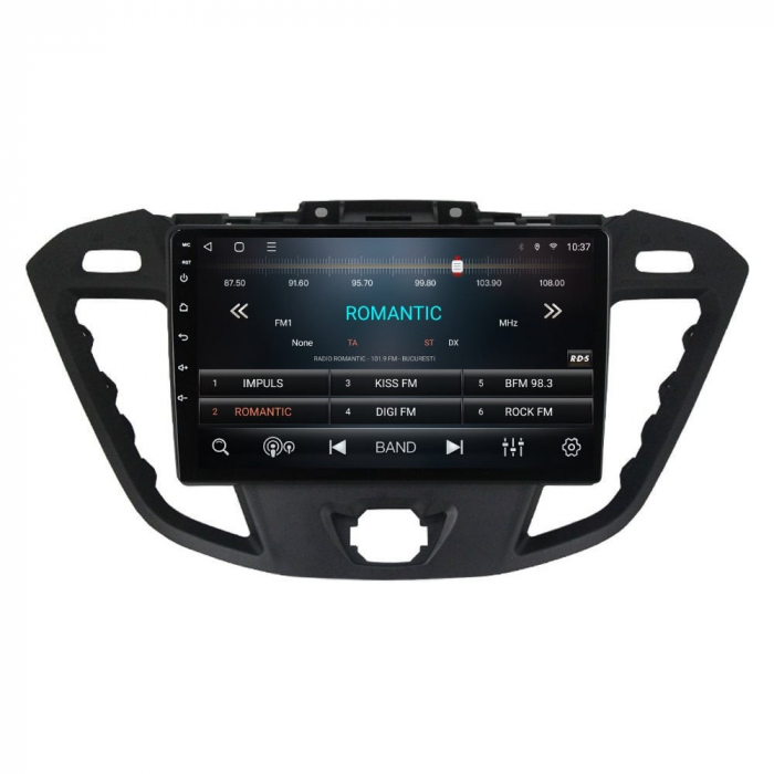 Navigatie Ford Transit din 2012-2019 Android 14 , 4GB RAM , Procesor Quad Core , Wireless Carplay si Android auto , Display HD Touchscreen, Wi-Fi , Bluetooth, USB [3]