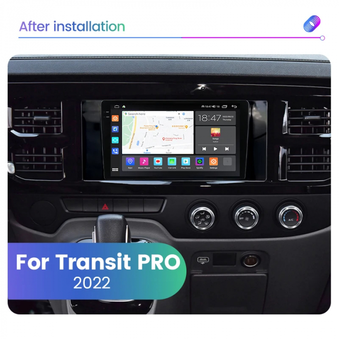 Navigatie Ford Transit PRO 2022 Rezolutie 2K , 8GB RAM+128GB ROM QLED [3]