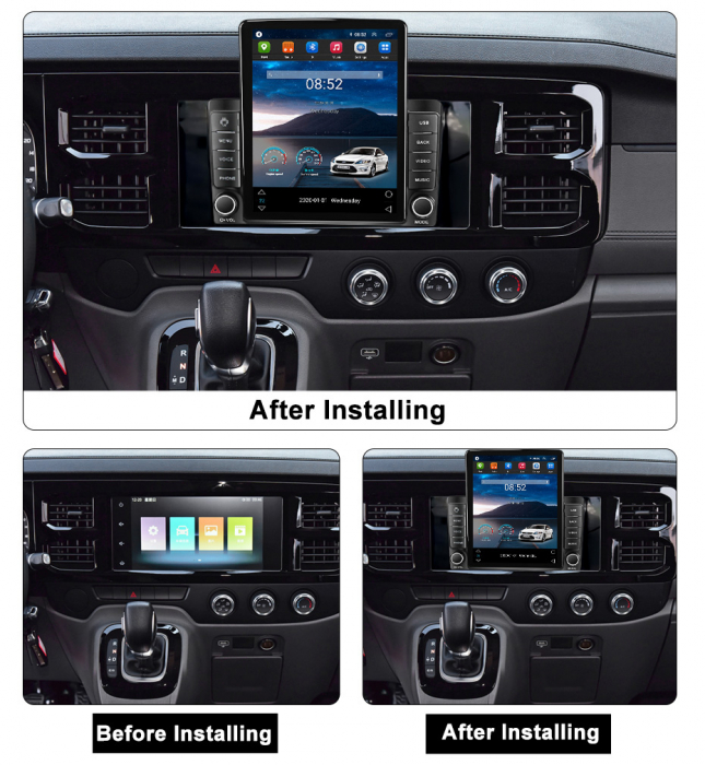 Navigatie Ford Transit PRO 2022 Android 14 , 4GB RAM Ecran Tesla [3]