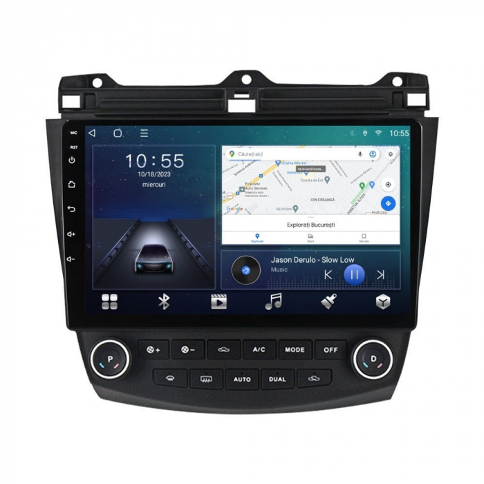 Navigatie Honda Accord 2003 - 2007 4GB RAM , Procesor Quad Core , Wireless Carplay si Android auto , Display HD Touchscreen, Wi-Fi , Bluetooth, USB [3]
