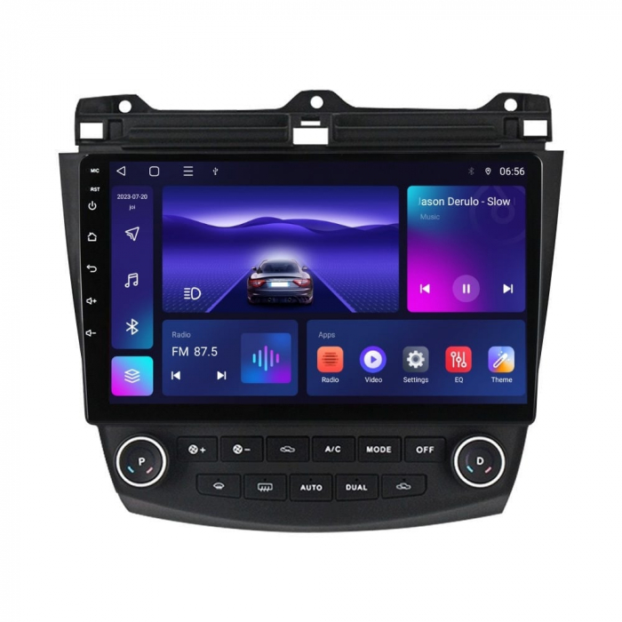 Navigatie Honda Accord 2003 - 2007 4GB RAM , Procesor Quad Core , Wireless Carplay si Android auto , Display HD Touchscreen, Wi-Fi , Bluetooth, USB [2]