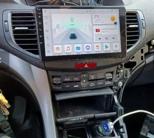 Navigatie Honda Accord 8 2008-2012 4GB RAM , Procesor Quad Core , Wireless Carplay si Android auto , Display HD Touchscreen, Wi-Fi , Bluetooth, USB [9]