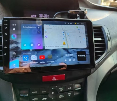 Navigatie Honda Accord 8 2008-2012 4GB RAM , Procesor Quad Core , Wireless Carplay si Android auto , Display HD Touchscreen, Wi-Fi , Bluetooth, USB [10]