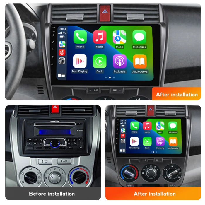 Navigatie Honda City 2008-2013 Android 14 , 8GB RAM+128GB ROM QLED [6]