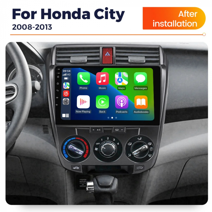 Navigatie Honda City 2008-2013 Rezolutie 2K , 4GB RAM+64GB ROM QLED [5]