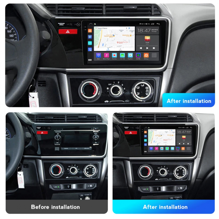 Navigatie Honda City 2014-2017 Rezolutie 2K , 8GB RAM+128GB ROM QLED [6]