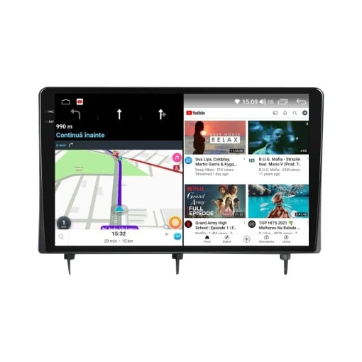 Navigatie Honda Civic 11 2021 - 2024 Rezolutie 2K, Display QLED 9.5 inch, 4GB RAM si 64GB ROM, Android, Procesor Octacore, Slot sim 4G, Sunet DSP, Wireless Carplay si Android Auto, Camera Marsa [6]