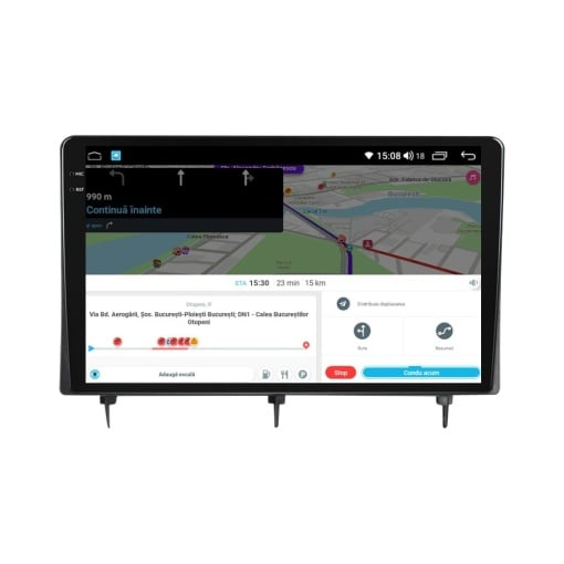 Navigatie Honda Civic 11 2021 - 2024 Rezolutie 2K, Display QLED 9.5 inch, 4GB RAM si 64GB ROM, Android, Procesor Octacore, Slot sim 4G, Sunet DSP, Wireless Carplay si Android Auto, Camera Marsa [7]