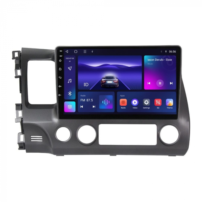 Navigatie Honda Civic din 2005-2012,  Android 14 , 4GB RAM, Octacore, Slot Sim 4G, DSP, GPS, Wi-FI, Carplay, Android Auto, USB, Bluetooth, Waze, Touchscreen, 9 inch [2]