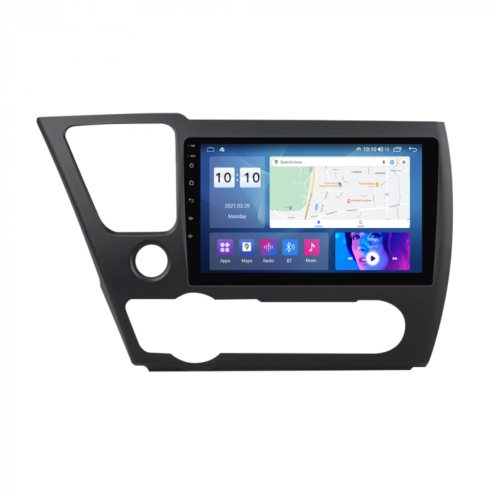 Navigatie Honda Civic din 2013 - 2016, 8GB RAM si 128GB ROM, Ecran QLED 9 inch, Android 14, Procesor Octacore, Slot sim 4G, Sunet DSP, Wireless Carplay si Android Auto, Camera Marsarier [5]