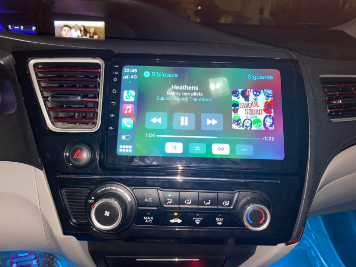 Navigatie Honda Civic din 2013 - 2016, Android 14, 2GB RAM si 32GB ROM, Display IPS 9 inch, Camera Marsarier, Internet, Aplicatii, Wi Fi, Usb, Bluetooth [4]