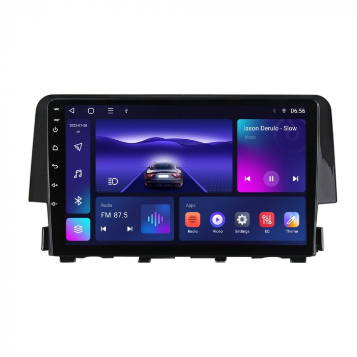 Navigatie Honda Civic din 2016 - 2020 Android 14 , 4GB RAM , Procesor Quad Core , Wireless Carplay si Android auto , Display HD Touchscreen, Wi-Fi , Bluetooth, USB [1]