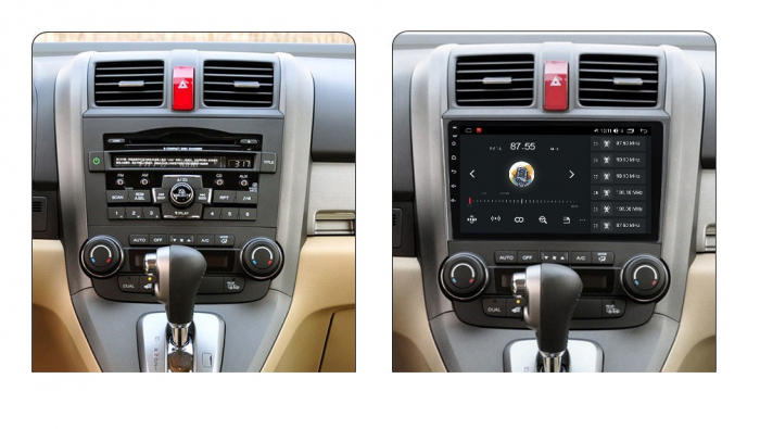 Navigatie Honda CRV ( 2006 - 2011 ) , 4GB RAM si 64GB ROM, Ecran QLED 9 inch, Android 14, Procesor Octacore, Slot sim 4G, Sunet DSP, Wireless Carplay si Android Auto, Camera Marsarier [4]