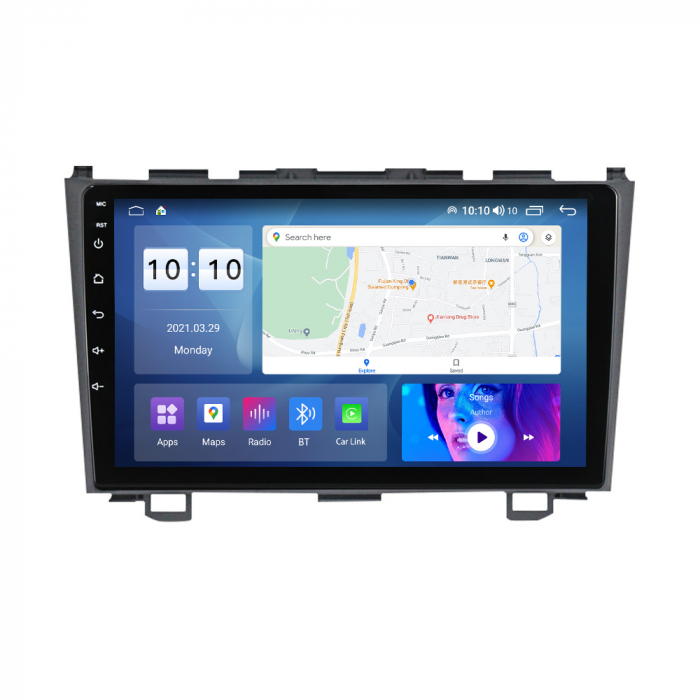 Navigatie Honda CRV din 2006-2012, Android 14, Wireless Carplay si Android Auto,2GB RAM si 32GB ROM, Display IPS 9 inch, Camera Marsarier, Internet, Aplicatii, Wi Fi, Usb, Bluetooth [3]