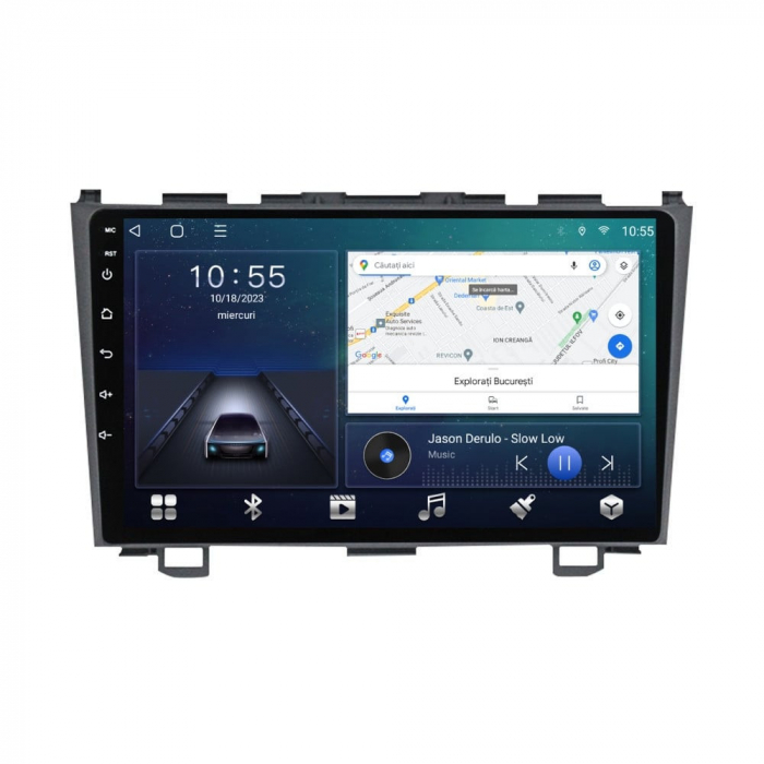 Navigatie Honda CRV din 2006-2012 Android 14 , 4GB RAM , Procesor Quad Core , Wireless Carplay si Android auto , Display HD Touchscreen, Wi-Fi , Bluetooth, USB [2]