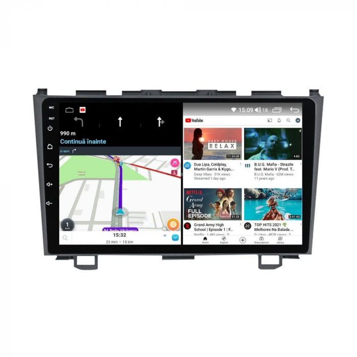 Navigatie Honda CRV din 2006-2012 Android 14 , 4GB RAM , Procesor Quad Core , Wireless Carplay si Android auto , Display HD Touchscreen, Wi-Fi , Bluetooth, USB [4]
