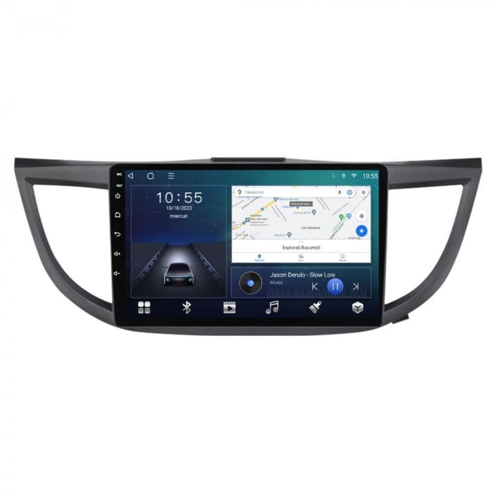Navigatie Honda CRV din 2012-2016 Android 14 , 4GB RAM , Procesor Quad Core , Wireless Carplay si Android auto , Display HD Touchscreen, Wi-Fi , Bluetooth, USB [2]