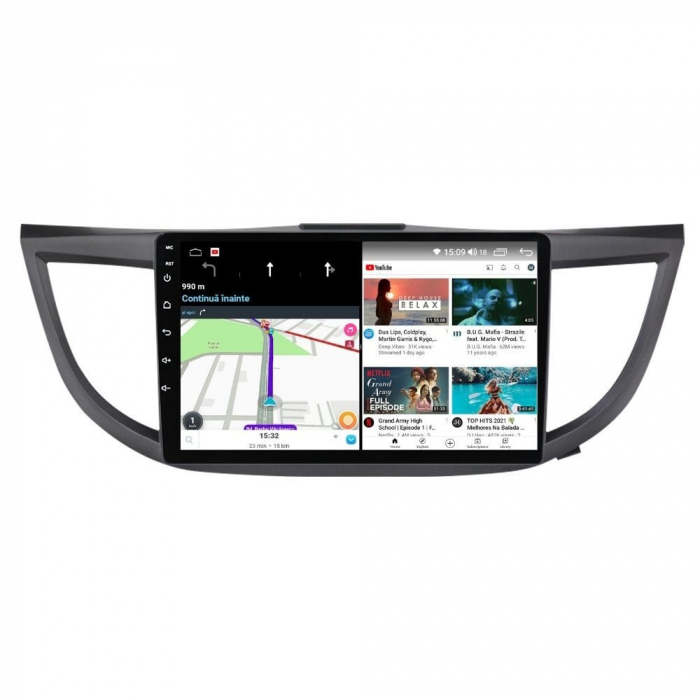 Navigatie Honda CRV din 2012-2016 Android 14 , 4GB RAM , Procesor Quad Core , Wireless Carplay si Android auto , Display HD Touchscreen, Wi-Fi , Bluetooth, USB [5]