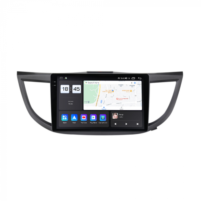 Navigatie Honda CRV din 2012-2016, Rezolutie 2K, Ecran QLED 9.5 inch, 8GB RAM si 128GB ROM, Android, Procesor Octacore, Slot sim 4G, Sunet DSP, Wireless Carplay si Android Auto, Camera Marsarier [2]