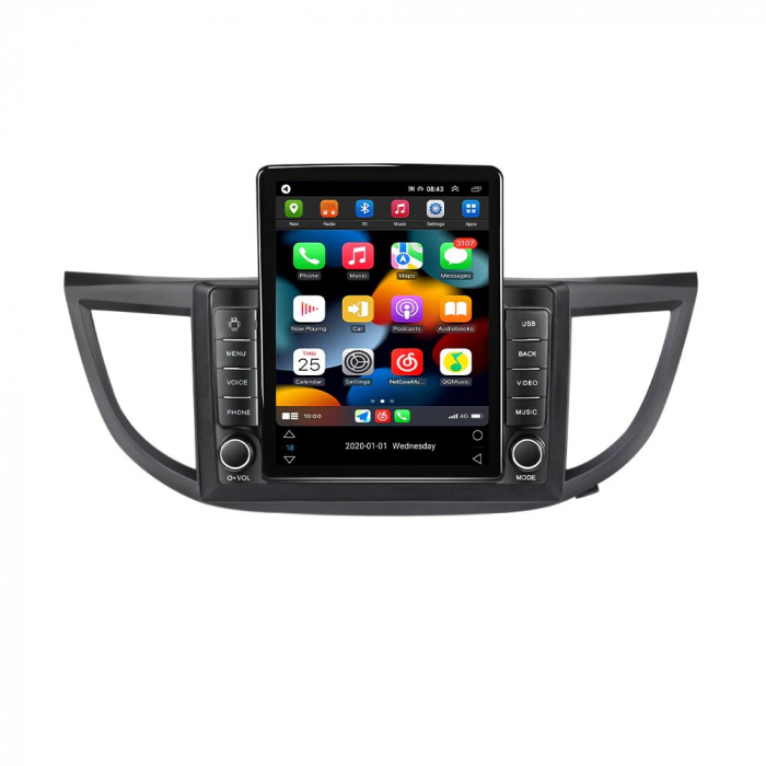 Navigatie Honda CRV din 2012 - 2017,  Ecran TESLA 9.7 inch, 8 GB RAM si 128 GB ROM, Android 15, Slot Sim 4G, Procesor Octa Core, Carplay Wireless si Android auto, Procesor Sunet Digital DSP, Aplic [2]
