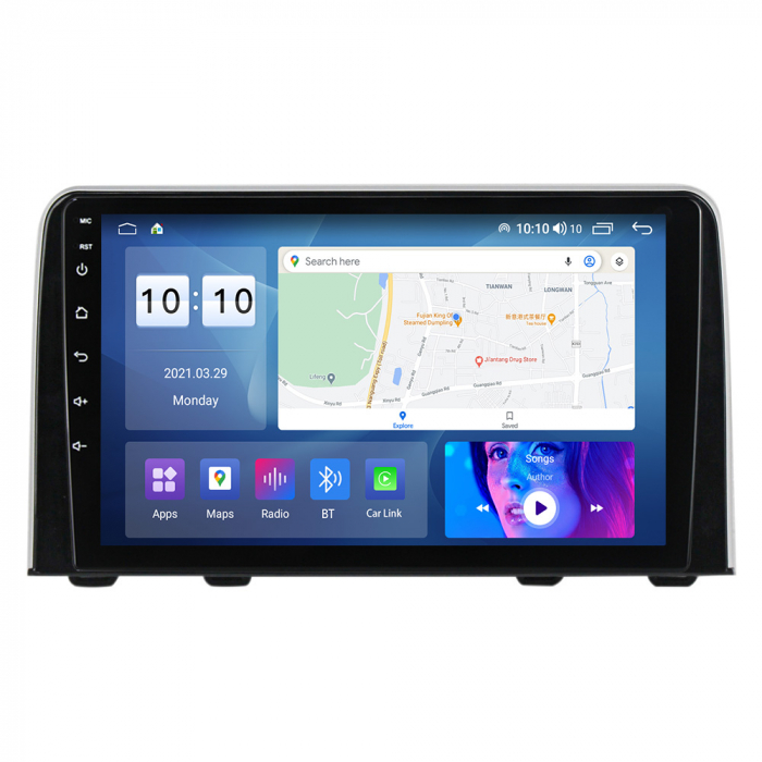 Navigatie Honda CRV din 2016-2019, Android 14, Wireless Carplay si Android Auto, 2GB RAM si 32GB ROM, Display IPS 9 inch, Camera Marsarier, Internet, Aplicatii, Wi Fi, Usb, Bluetooth [4]
